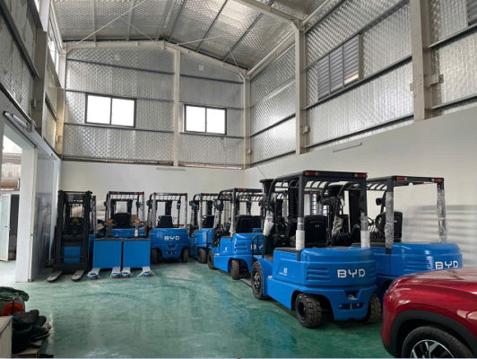 Xe Nâng Điện BYD 3 Tấn 9 Kho Xe Nâng BYD